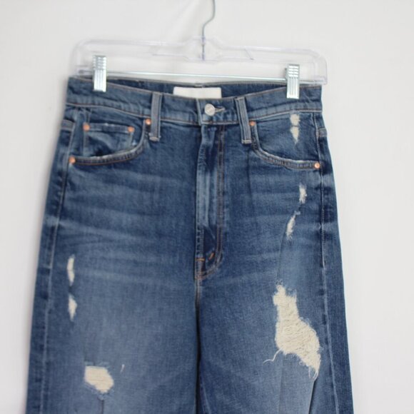 Mother Denim High Waisted Study Hover
Straight Leg Jeans Distressed Size 26 - Picture 4 of 14
